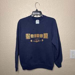 Vintage London England Screen Stars Crewneck Sweatshirt.  Size Medium